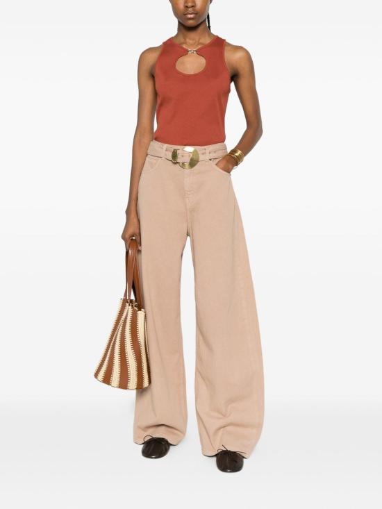 26SS 트윈셋 반팔 티셔츠 261TT228013332 Brown - TWINSET