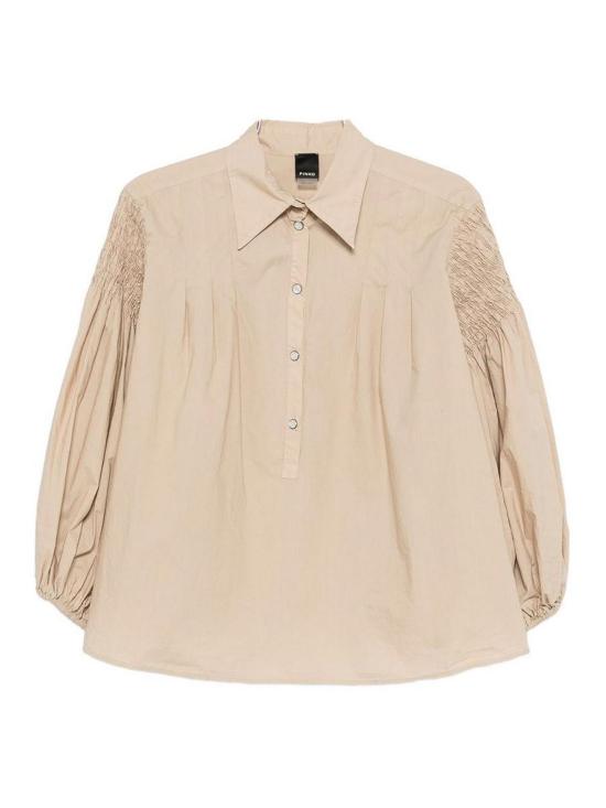 26SS 핑코 셔츠 106551A37HBOUQUETC36 Beige