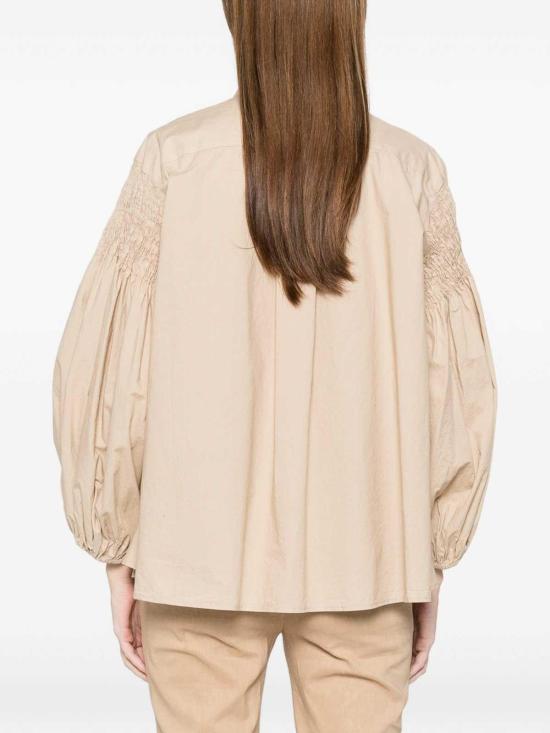 26SS 핑코 셔츠 106551A37HBOUQUETC36 Beige - PINKO