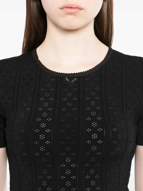 26SS JW앤더슨 반팔 티셔츠 KW1477YN0309999 Black - JW ANDERSON