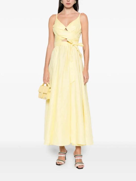 26SS 짐머만 미디 스커트 6177DRS261 Yellow - ZIMMERMANN