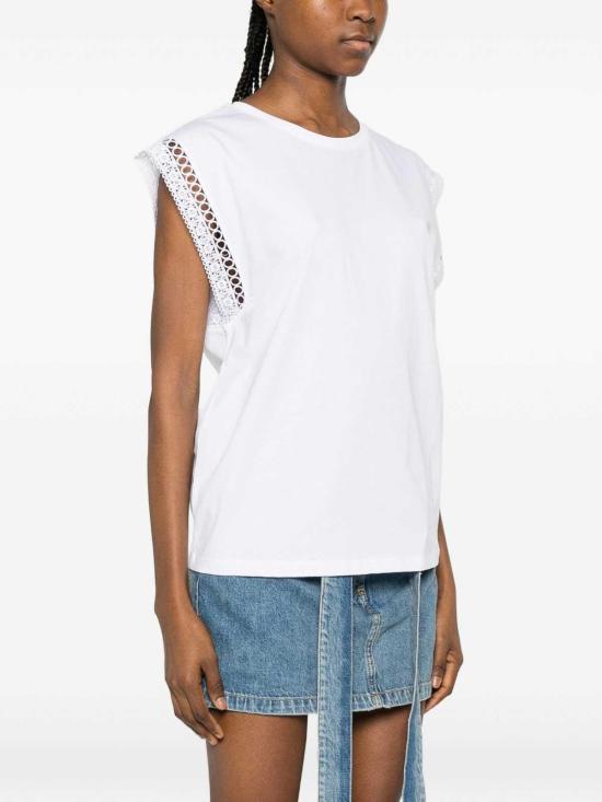 26SS 트윈셋 반팔 티셔츠 261TT206300001 White - TWINSET