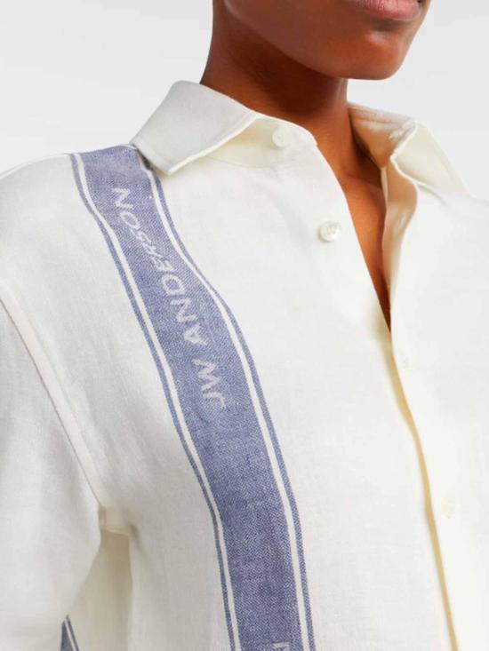26SS JW앤더슨 셔츠 SH0384PG1898614 White - JW ANDERSON