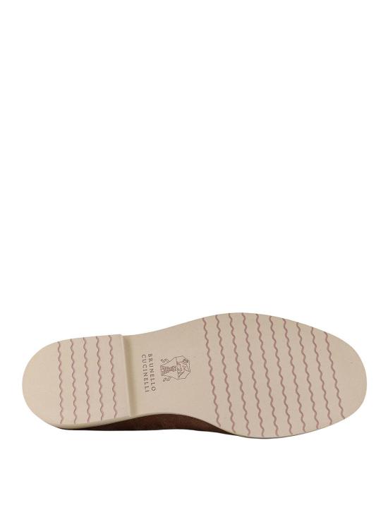 26SS 브루넬로 쿠치넬리 리버스 카프스킨 라이트 페니 로퍼 MZUPAIX653C4298 Brown - BRUNELLO CUCINELLI