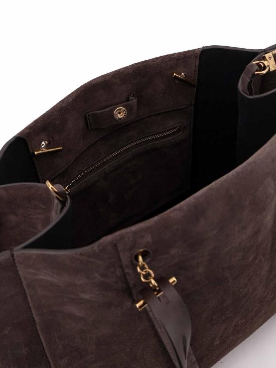 26SS 미노보시 숄더백 PRPAULASUEDEC706 Dark Brown - MINOBOSSI