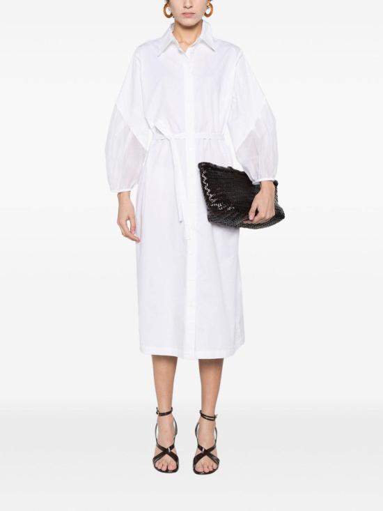 26SS 페세리코 미디 스커트 A02729A1979B00B White - PESERICO