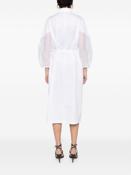 26SS 페세리코 미디 스커트 A02729A1979B00B White - PESERICO