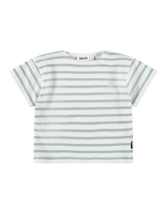 26SS [키즈] 몰로 티셔츠 6S26A211 5677 STREAM STRIPE