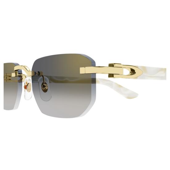 26SS 까르띠에 선글라스 CT0622S 004 GOLD IVORY GREY - CARTIER