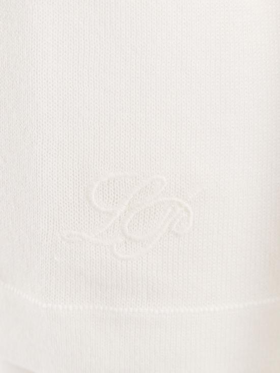 26SS 로로피아나 반팔 티셔츠 FAM7984 1000 WHITE DOM - LORO PIANA