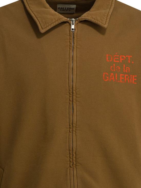 26SS 갤러리 디파트먼트 후드 티셔츠 MJ 50050 WASHED TAN DOM - GALLERY DEPT