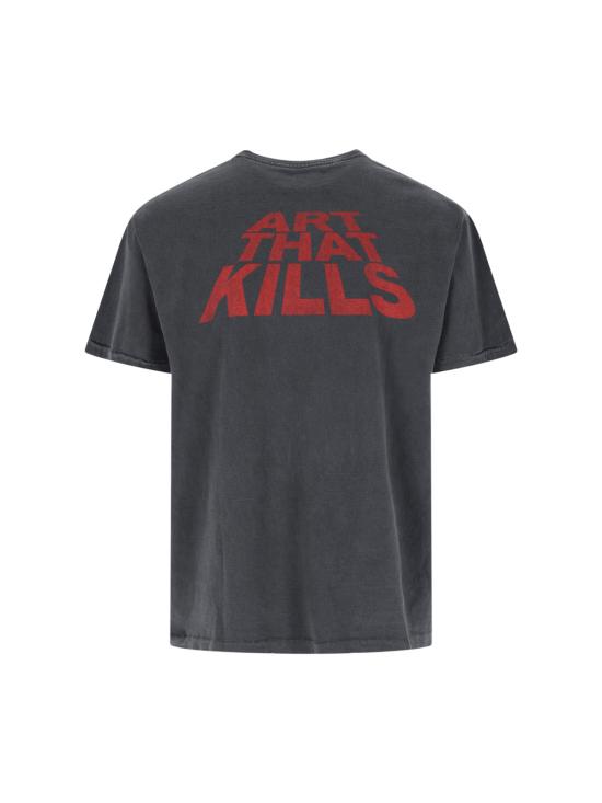 26SS 갤러리 디파트먼트 반팔 티셔츠 TOP011 VINTAGE BLACK DOM - GALLERY DEPT