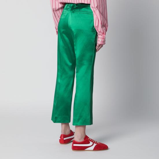 26SS 드리스 반 노튼 스트레이트 팬츠 109183304 Green - DRIES VAN NOTEN