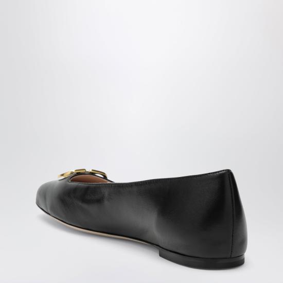 26SS 발렌티노 가라바니 플랫 슈즈 8W0S0PI8RRE Black - VALENTINO GARAVANI