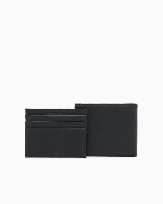 26SS 엠포리오 아르마니 남성지갑 Y4R237 Y138E 81072 Black - EMPORIO ARMANI
