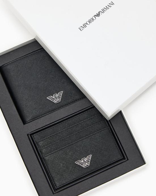 26SS 엠포리오 아르마니 남성지갑 Y4R237 Y138E 81072 Black - EMPORIO ARMANI