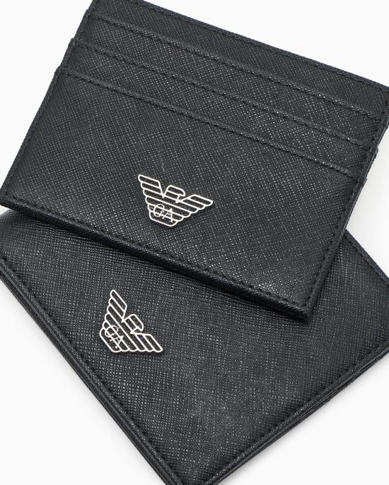 26SS 엠포리오 아르마니 남성지갑 Y4R237 Y138E 81072 Black - EMPORIO ARMANI