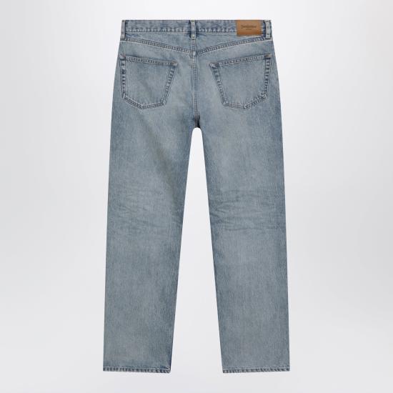26SS 생로랑 MICK 롱 진 816412Y35AQ Blue - SAINT LAURENT