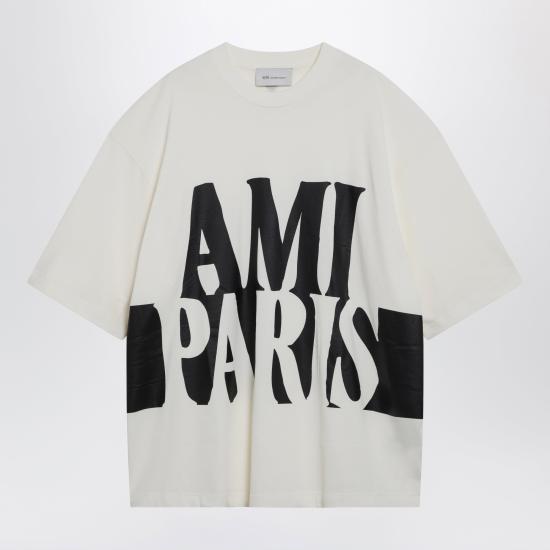 26SS 아미 반팔 티셔츠 UTS381U726 White