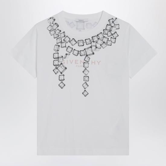 26SS 지방시 반팔 티셔츠 BW70FJP7ER White