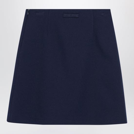 26SS 미우미우 미디 스커트 MG2679OOO14OA Blue - MIU MIU