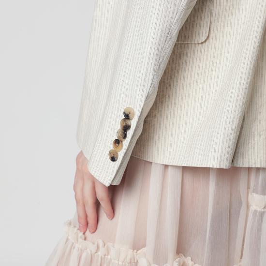 26SS 드리스 반 노튼 자켓 104413360 White - DRIES VAN NOTEN