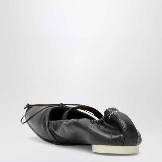26SS MM6 메종마르지엘라 플랫 슈즈 S66WZ0037P7706 Black - MM6 MAISON MARGIELA