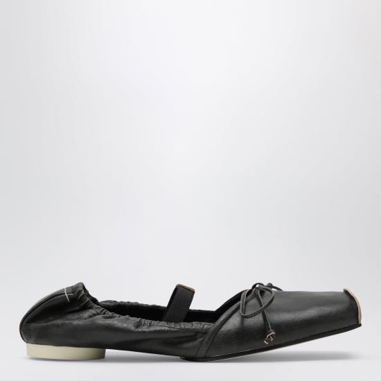 26SS MM6 메종마르지엘라 플랫 슈즈 S66WZ0037P7706 Black
