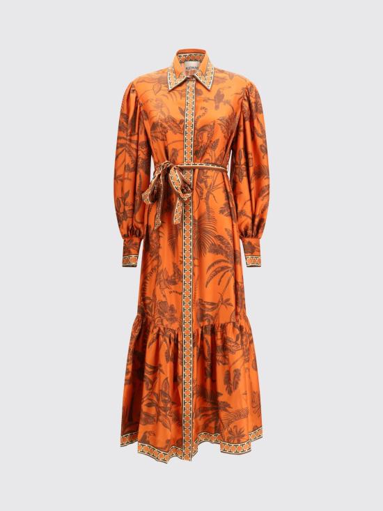 26SS 알레메 롱 원피스 6882D RUST Brick Red - ALEMAIS