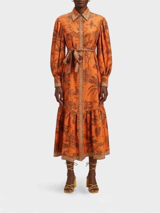 26SS 알레메 롱 원피스 6882D RUST Brick Red