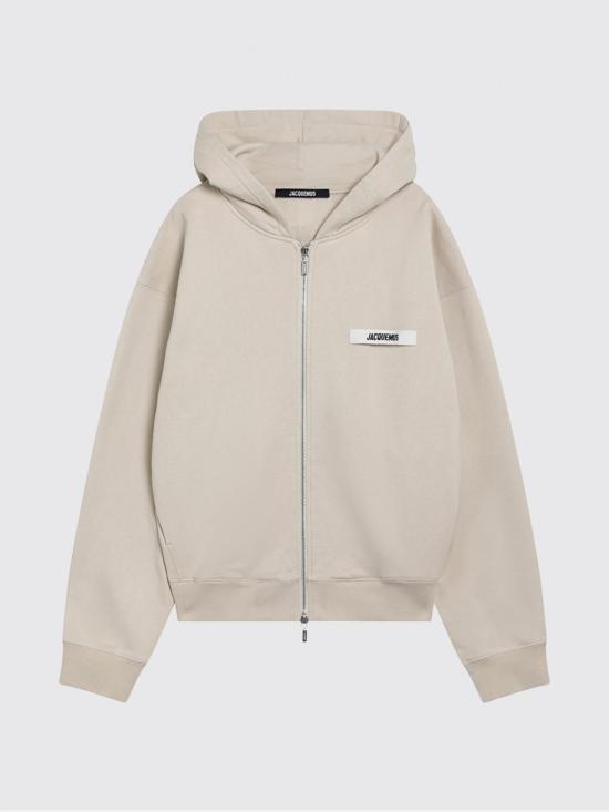 26SS 자크뮈스 그로그랭 후드 집업 HOM00257AJ00126 150 Beige - JACQUEMUS