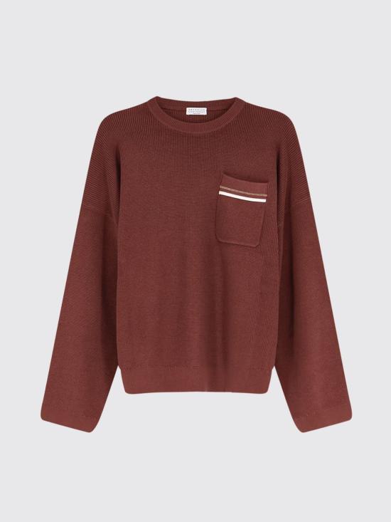 26SS 브루넬로 쿠치넬리 스웨터 M19253200 CSB21 Cream - BRUNELLO CUCINELLI