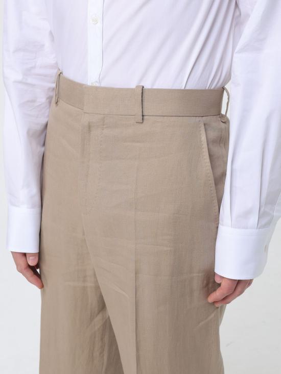 26SS 아뇨나 스트레이트 팬츠 T710U1 U3049 N66 Kaki - AGNONA