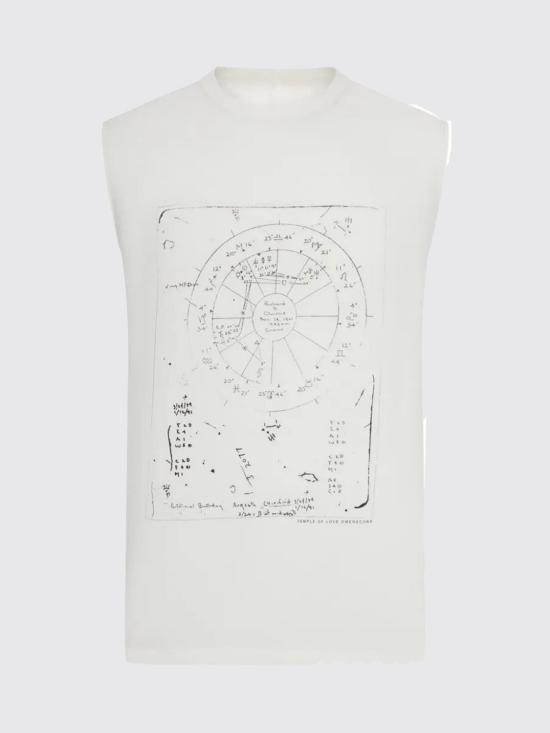 26SS 릭 오웬스 민소매 티셔츠 RR01F2132JAEP13 1109 White - RICK OWENS