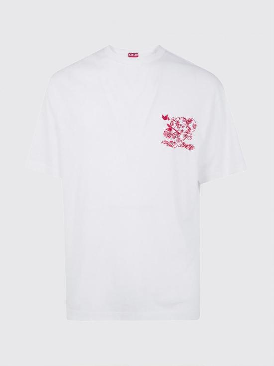 26SS 겐조 반팔 티셔츠 FG55TS2164SK 02 White - KENZO