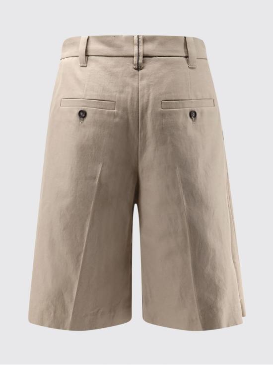 26SS 브루넬로 쿠치넬리 숏팬츠 ML118P9183 C9195 Sand - BRUNELLO CUCINELLI