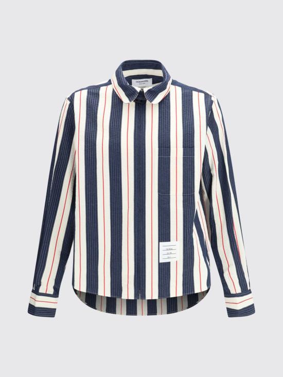 26SS 톰브라운 셔츠 MWL416AF1155 960 White - THOM BROWNE