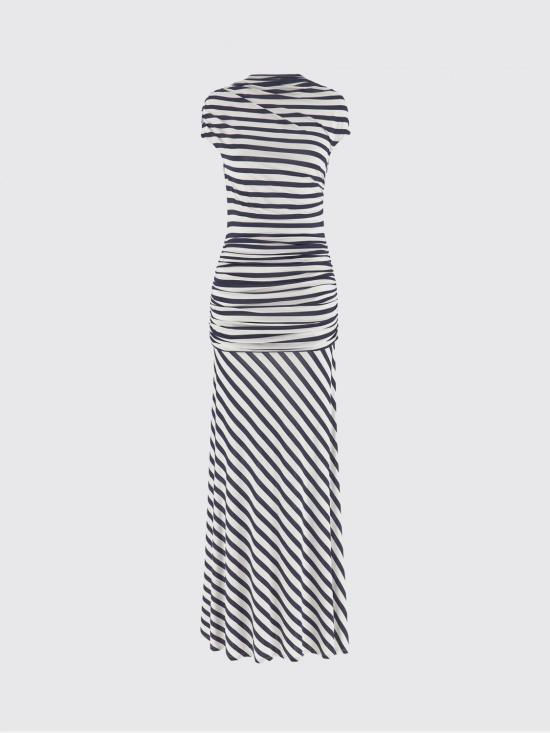 26SS 셀프 포트레이트 롱 원피스 SS26170XN NAVY Blue - SELF PORTRAIT