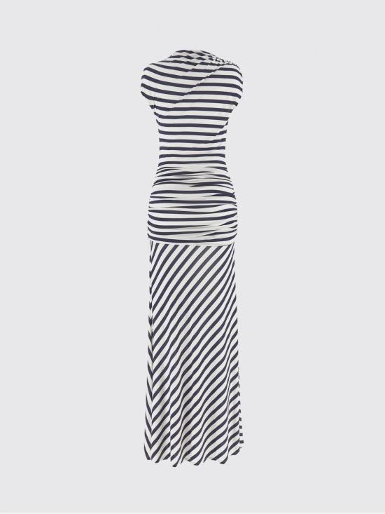 26SS 셀프 포트레이트 롱 원피스 SS26170XN NAVY Blue - SELF PORTRAIT