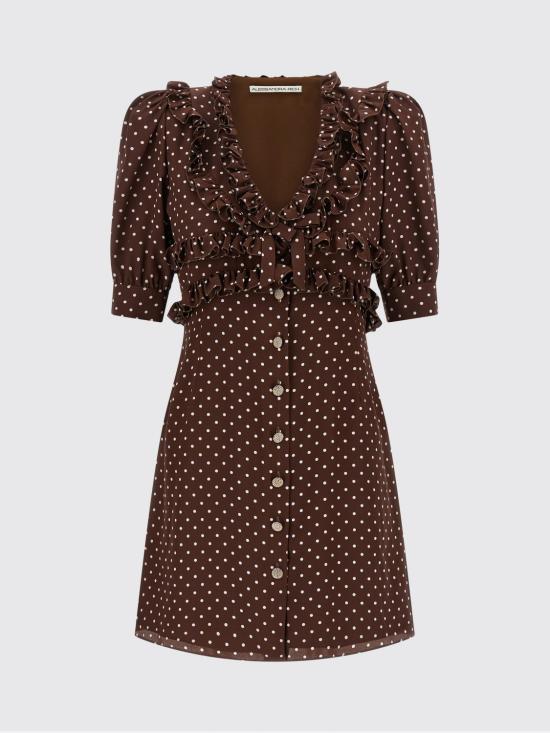 26SS 알레산드라리치 롱 원피스 FABX4297F4686 1659 Brown - ALESSANDRA RICH