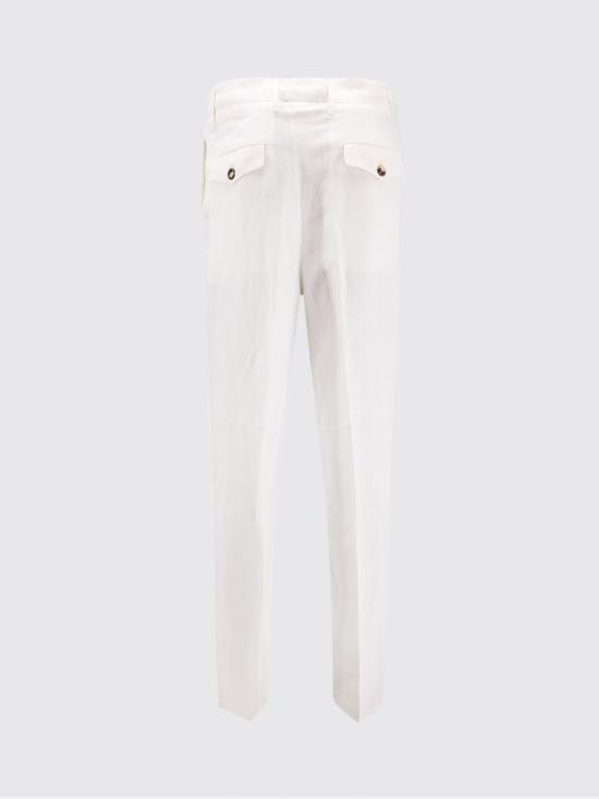 26SS 브루넬로 쿠치넬리 스트레이트 팬츠 MH255S2440 C1900 White - BRUNELLO CUCINELLI