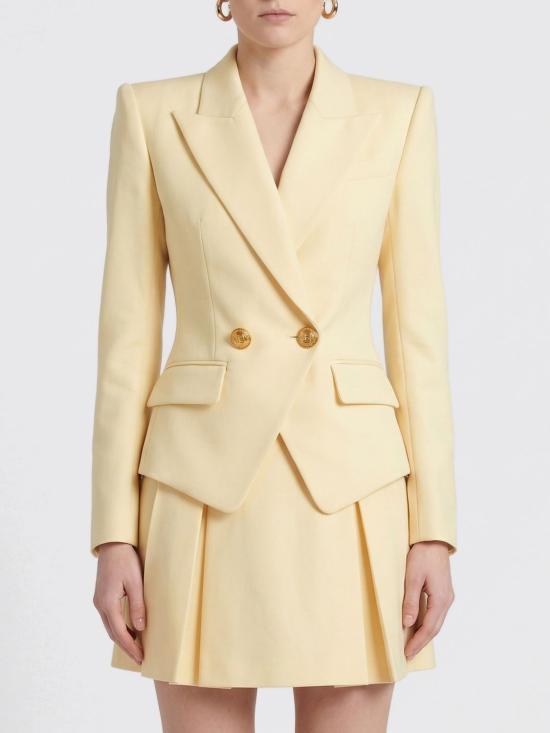 26SS 발망 자켓 GF1SI650VI58 1GD Yellow