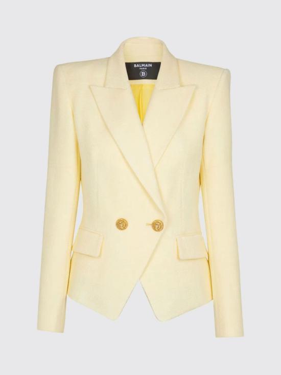 26SS 발망 자켓 GF1SI650VI58 1GD Yellow - BALMAIN