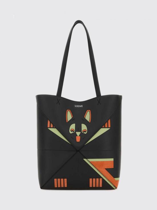 26SS 로에베 숄더백 A779G50X90 DARKTAUPE Black