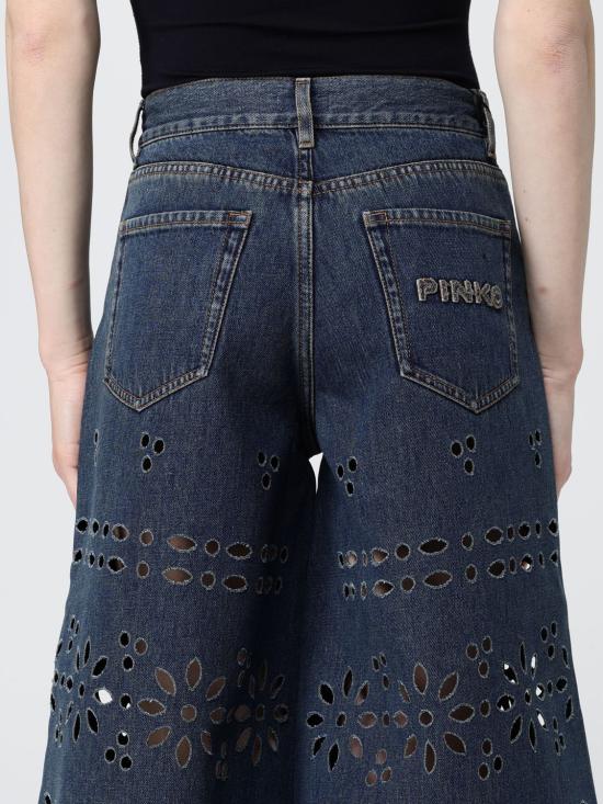 26SS 핑코 숏팬츠 104646A35C PJ1 Denim - PINKO