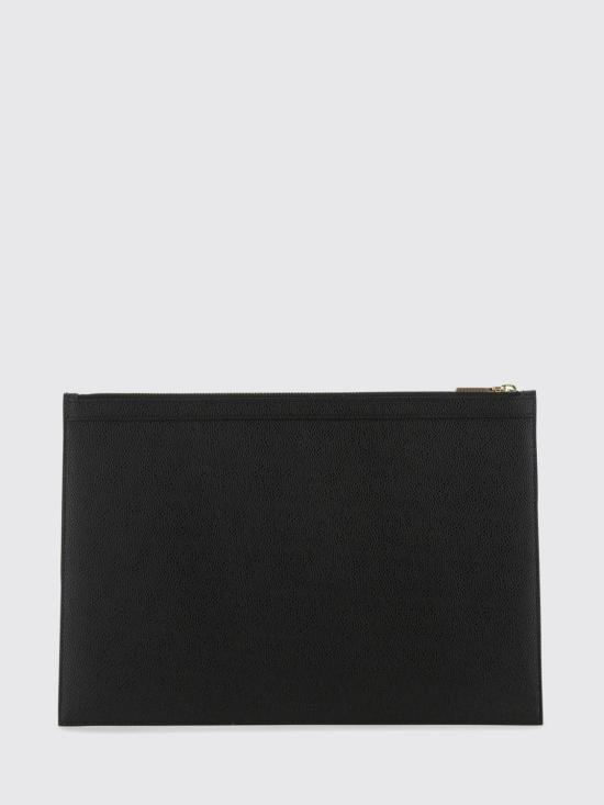26SS 톰브라운 클러치/파우치 MAC021L98 001 Black - THOM BROWNE