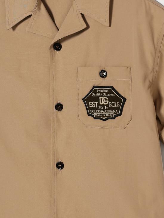26SS [키즈] 돌체앤가바나 셔츠 L43S74G7P0L M0868 Sand - DOLCE & GABBANA