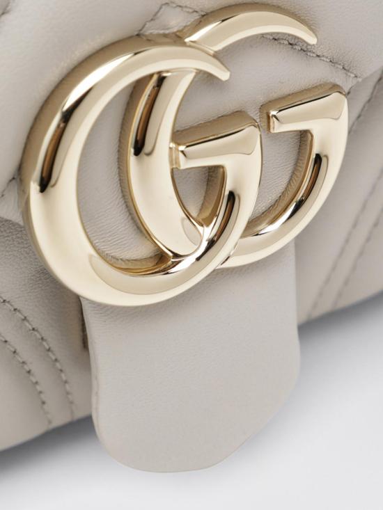 26SS 구찌 GG 마몽 스몰 숄더백 837280AAE38 1712 White - GUCCI