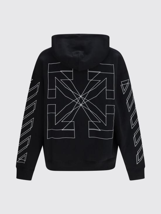 26SS 오프화이트 긴팔 티셔츠 44MBB085S26F006 0001 Black - OFF WHITE