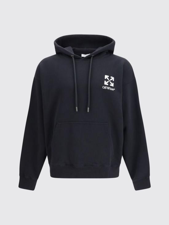 26SS 오프화이트 긴팔 티셔츠 44MBB085S26F00O 0001 Black - OFF WHITE